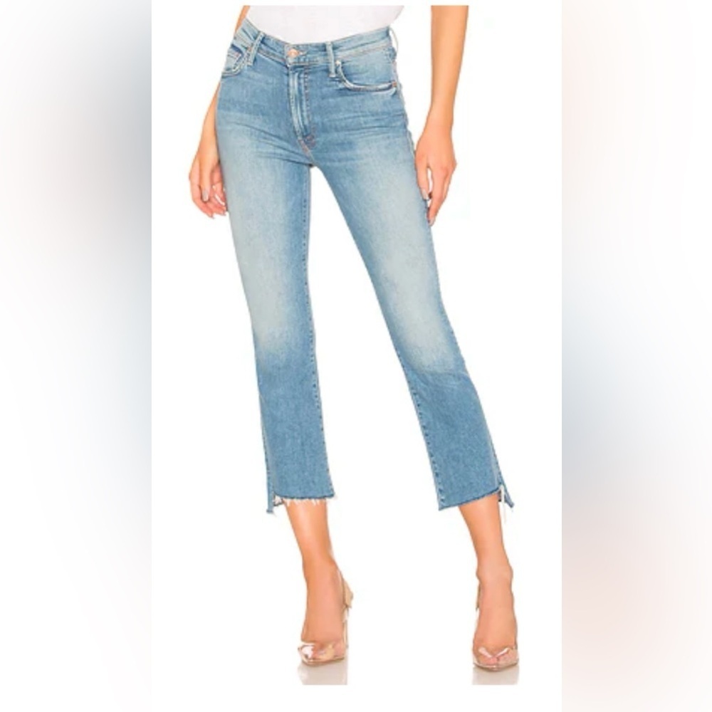 MOTHER Insider Crop Step Fray in Shoot To Thrill Size 24 - Picture 3 of 15